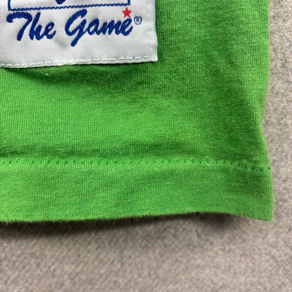 Vintage 90s The Game Boston Celtics T-Shirt Green Single Stitch USA Fits Medium - Picture 6 of 14